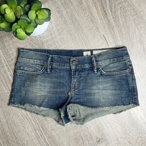 ALL SAINTS Spitalfields Denim Woburn Hotpant Shorts Women's Size 26